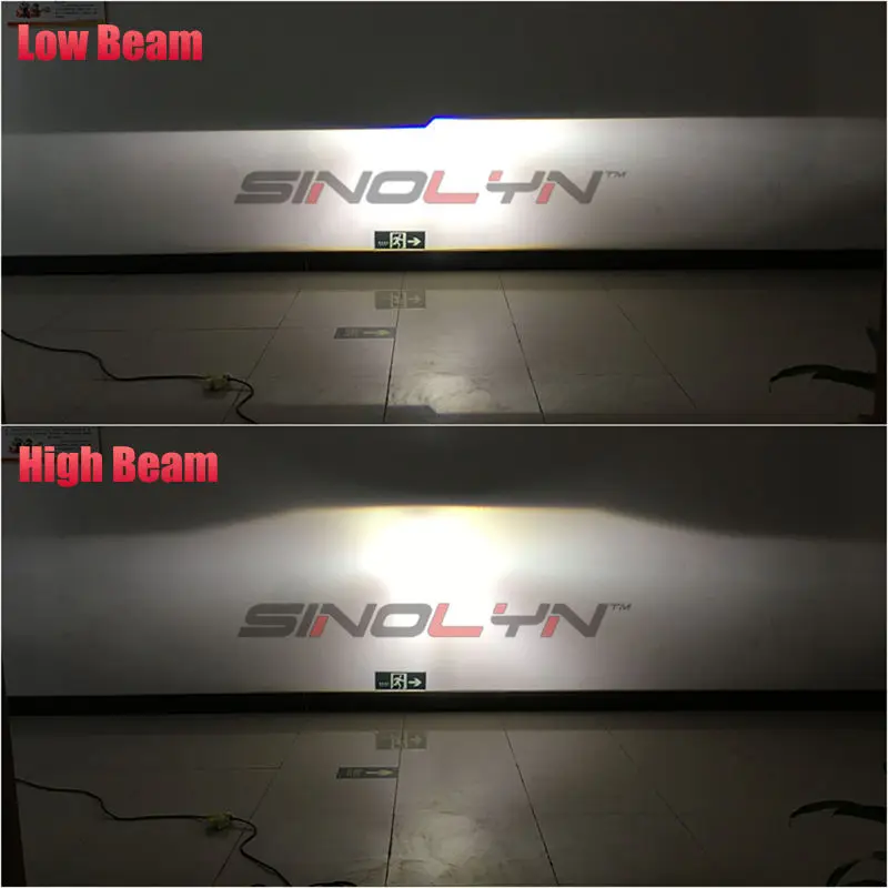 Проекционные линзы Sinolyn 3 дюйма COB Angel Eyes Bi-Xenon для фар H7 H4, кольцевые фары Halo, автомобильные аксессуары, улучшение освещения (art.: 3920dabd98693) - 3920dabd98693