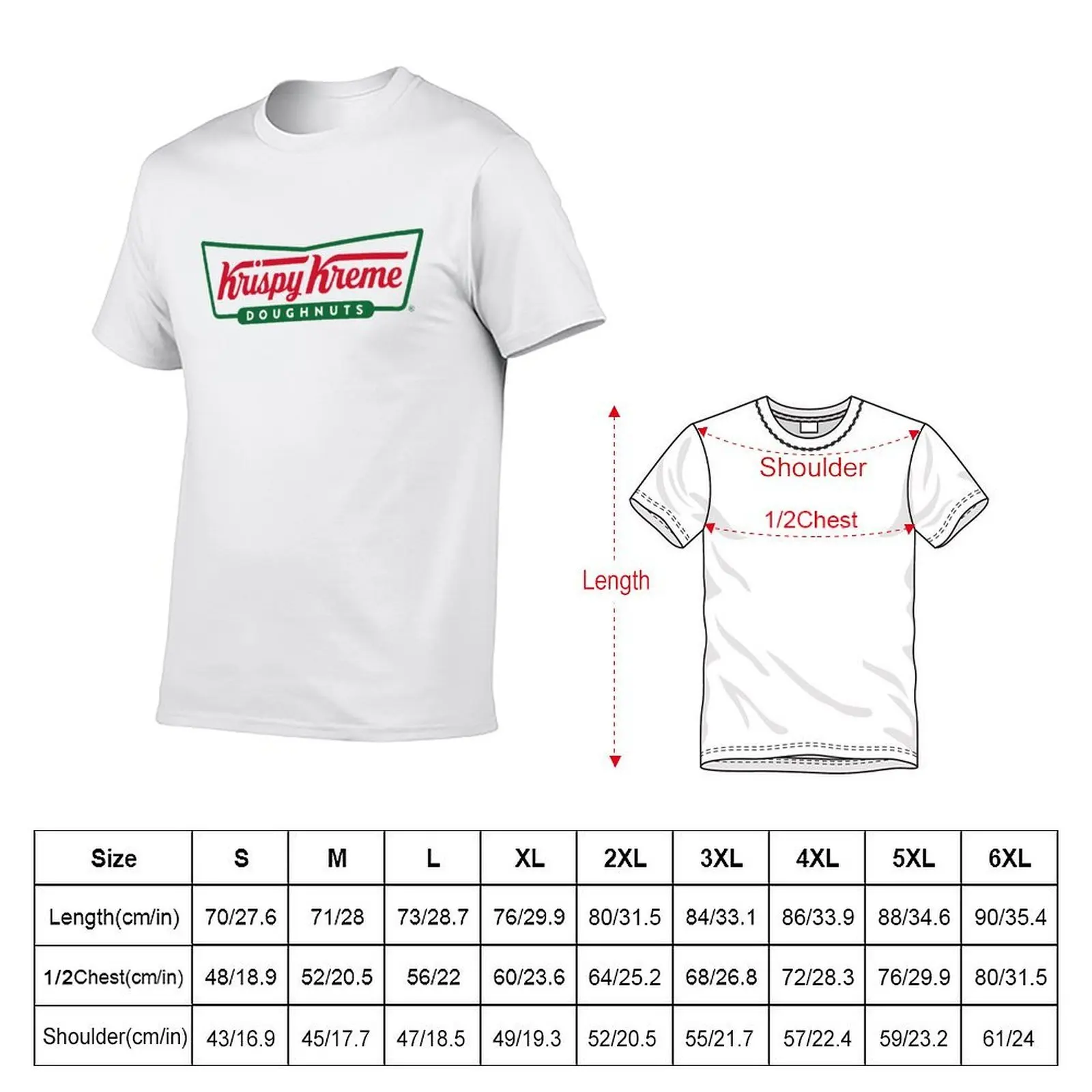 Фото Футболка Krispy Kreme Resto and Bakery, повседневная модная футболка с короткими рукавами №2
