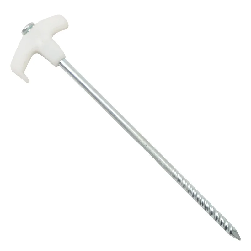 

Колышки для палатки из алюминиевого сплава с веревкой, оборудование для кемпинга и пешего туризма, уличные аксессуары для туристической палатки, ночные гвозди 25 см