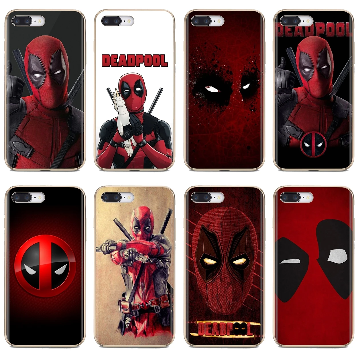 

Soft TPU Covers For iPhone 10 11 12 13 Mini Pro 4S 5S SE 5C 6 6S 7 8 X XR XS Plus Max 2020 Marvel Avengers Superhero Deadpool