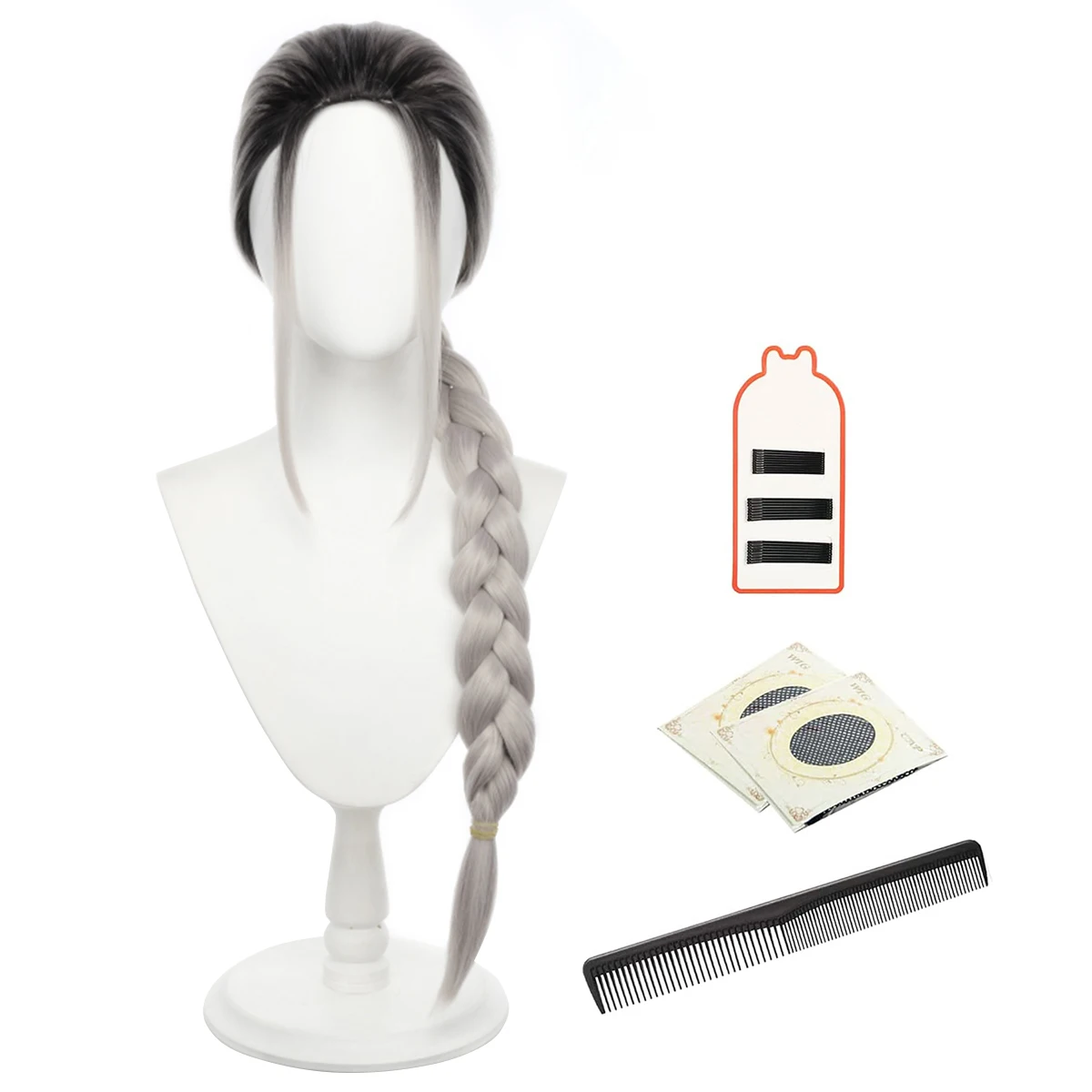 Косплей-парик HOLOUN Gokurakugai из аниме Tao плетеные волосы розовая сетка синтетического