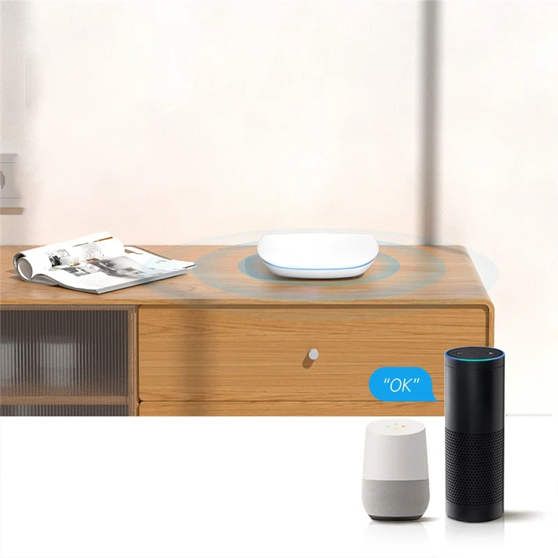 Фото Classy-Tuya Zigbee 3,0 Smart Gateway Hub Многомодельный умный домашний мост Беспроводной пульт дистанционного управления Работает для Alexa и Google Home №1