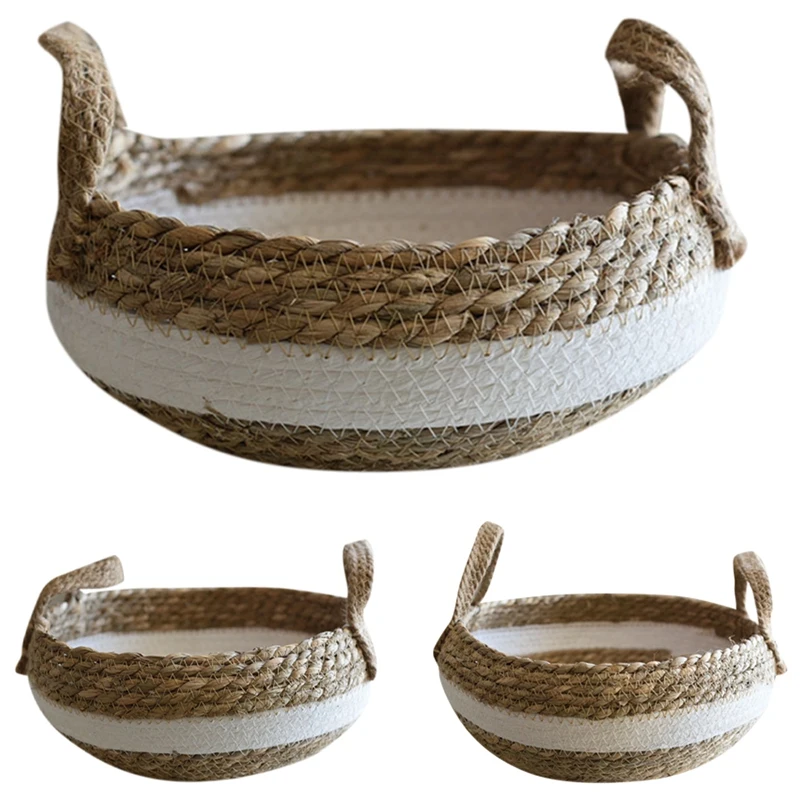 

Складная плетеная Цветочная корзина из натуральных водорослей