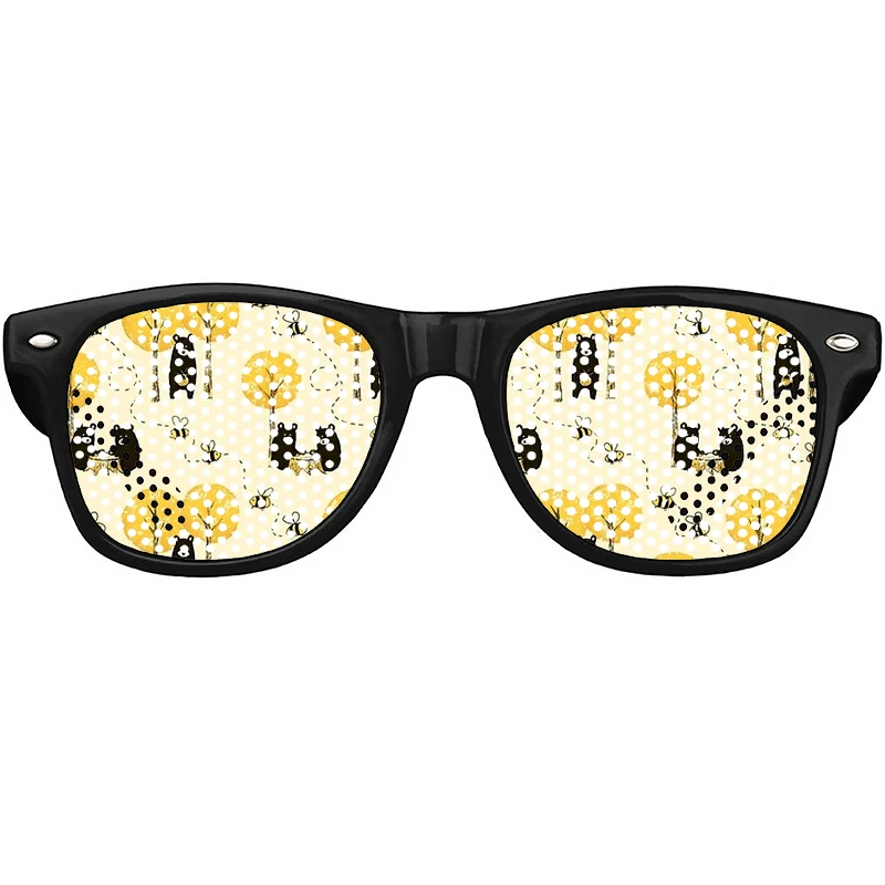 

Fashion Funny Glasses Bear Necessities Birthday Holiday Party Glasses Summer Beach Wedding Sunglasses For Women Men Eyeglasses