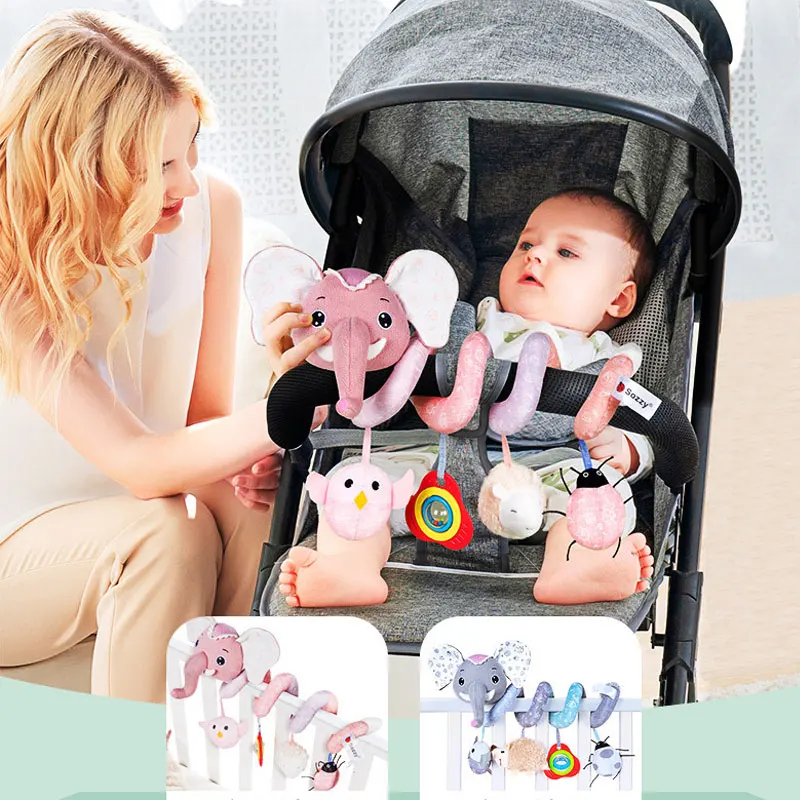 

Детская подвесная кукла на коляску, обучающие игрушки для детей, спиральная детская кроватка, детский кроватный звонок