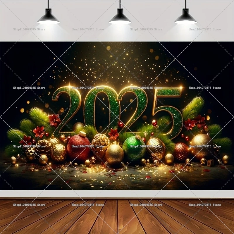 2025 Новый год Рождество фотография Фон карнавал день рождения украшение Баннер
