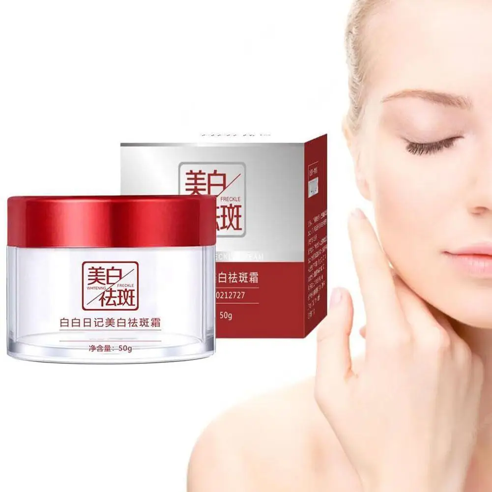 

50g Whitening Freckle Cream Remove Dark Spots Anti Skin Freckle Care Creams Melasma Brighten Niacinamide Fade Pigmentation A7S6
