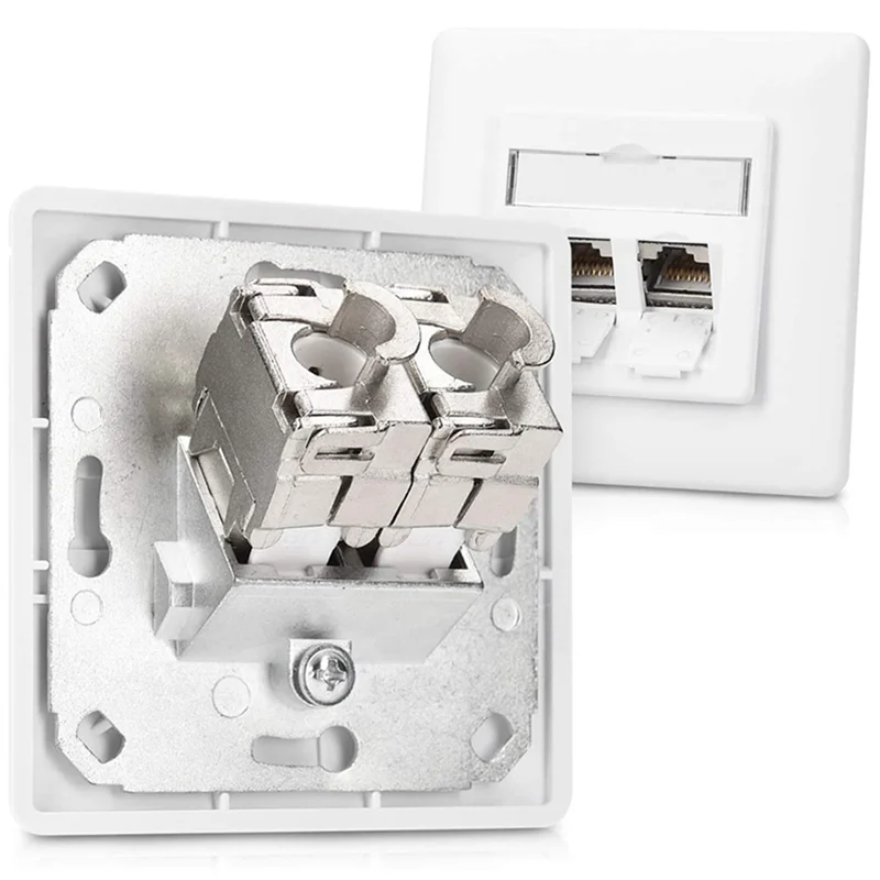 Превосходные разъемы Keystone Module - 24-компонентный экранированный разъем CAT6A Keystone Jack RJ45 Cat 6A Ethernet-модуль 10 Гбит с металлическим корпусом (art.: 3920d2daa6412) - 3920d2daa6412