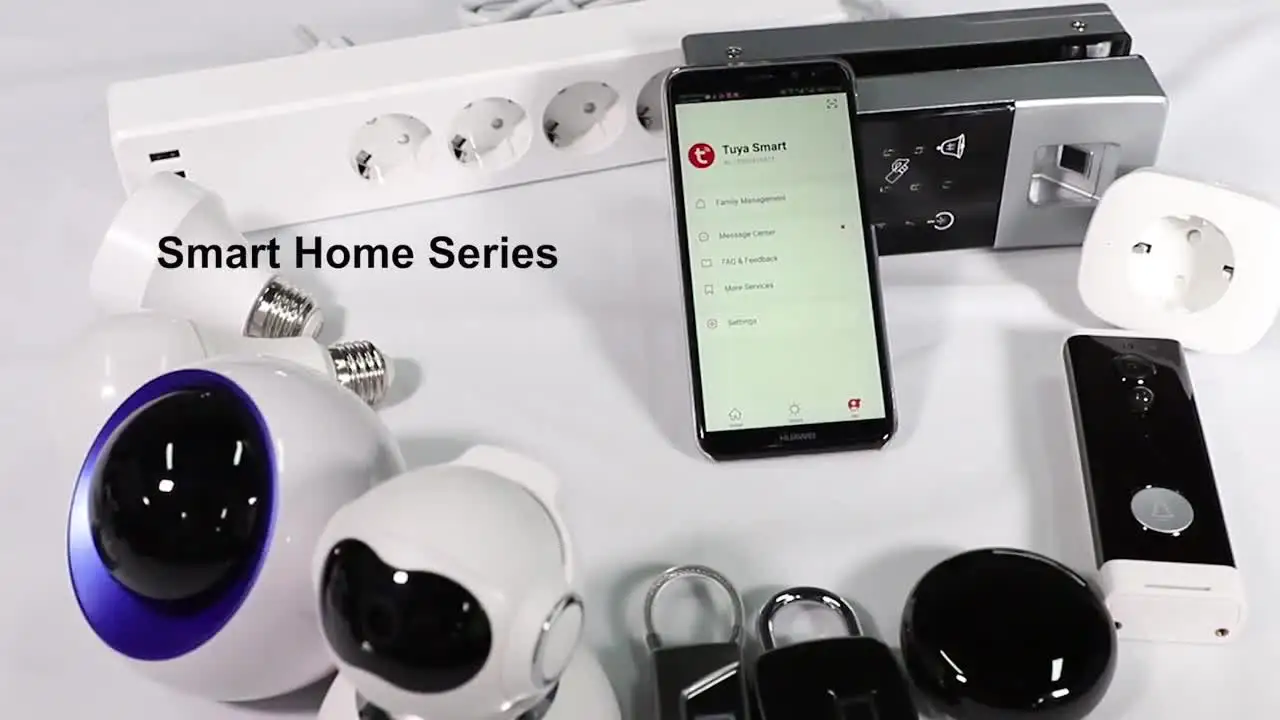 Smart Home Tuya Google Home Echo Alexa Remote Control Digital Fingerprint Glass Door Lock Tuya Smart Door Lock enlarge