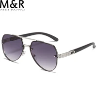 meirong design titanium alloy sunglasses polarized mens sun glasses women pilot gradient eyewear mirror shades oculos de sol