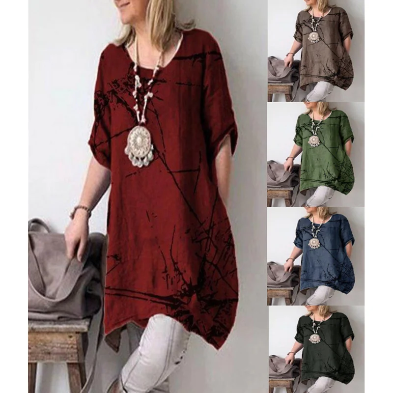 Новинка 2022 летние женские рубашки с коротким рукавом Модные свободные футболки