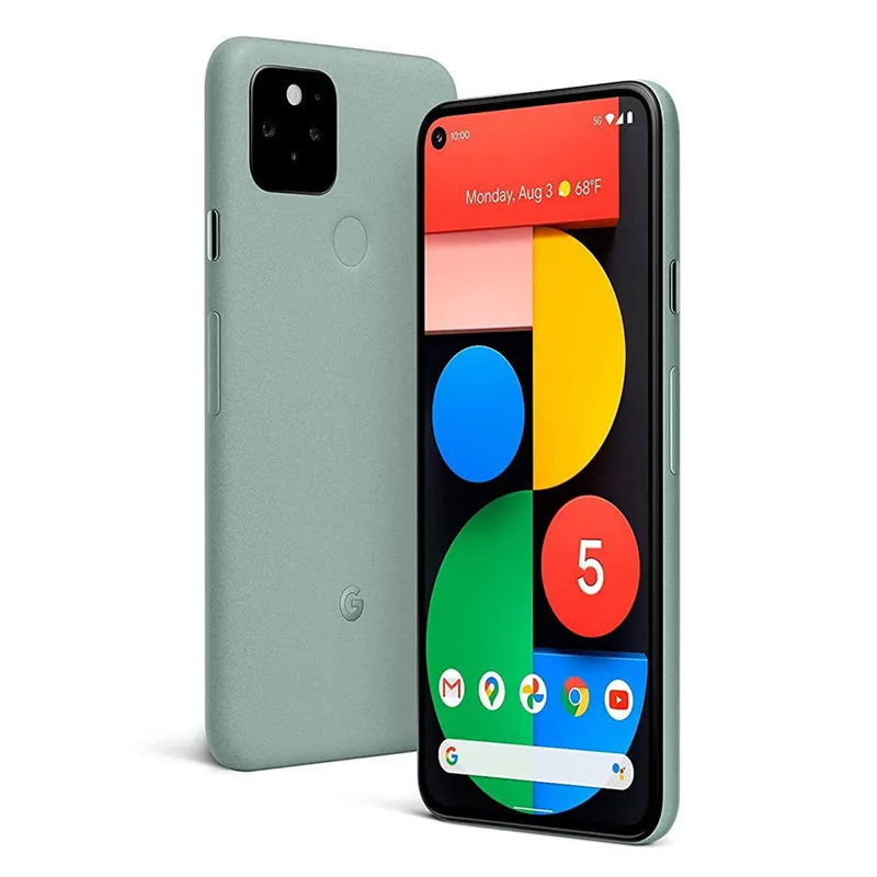 Смартфон Google Pixel 5 Pixel5 6 0 дюйма 8 + 128 ГБ NFC ядер Snapdragon 76 Оригинальный
