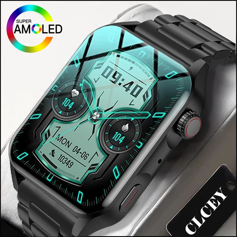 

2023 New AMOLED Smart Watch Men 1.78 Inch HD Always-on Display Dial Custom Answer Call Watches Women IP68 Waterproof Smartwatch