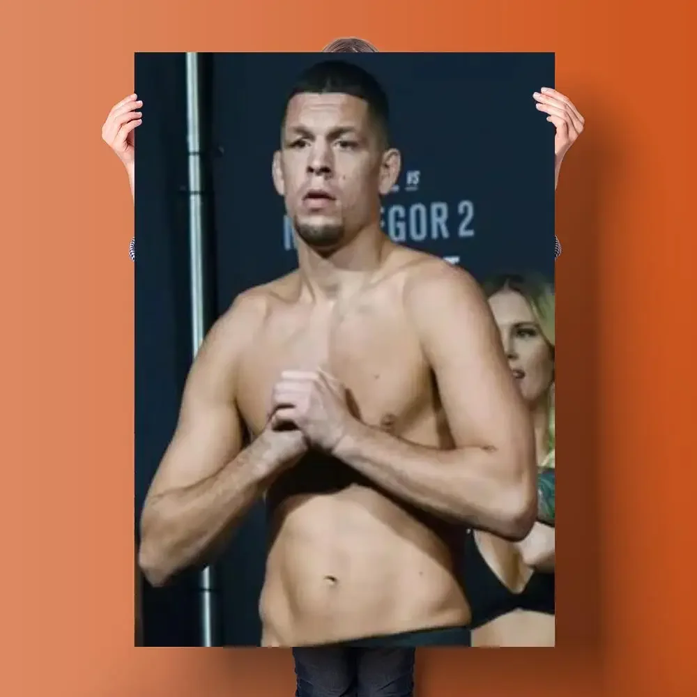 Атлетический плакат с нате диазом настенный художественный на холсте для