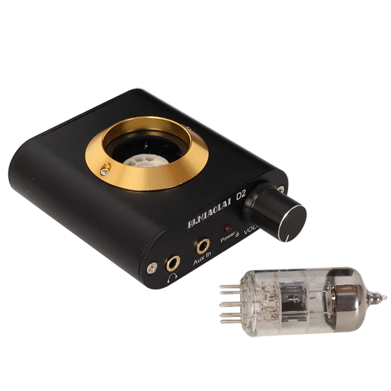 DLHiFi Mini 6N3 Tube Headphone Amplifier 1100Mw 32 Ohm For 8-600ohm With Power Supply |