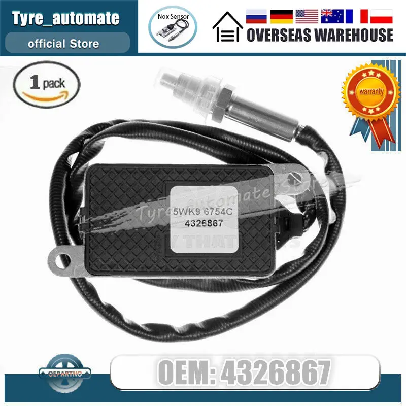 1x для Cummins Nox Sensor OEM 4326867 автомобильный азотный датчик кислорода 5WK96754C | Автомобили