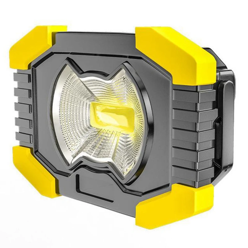 

Strong Light Cob Searchlight Abs Outdoor Portable Flashlight Emergency Solar USB Charging Floodlight