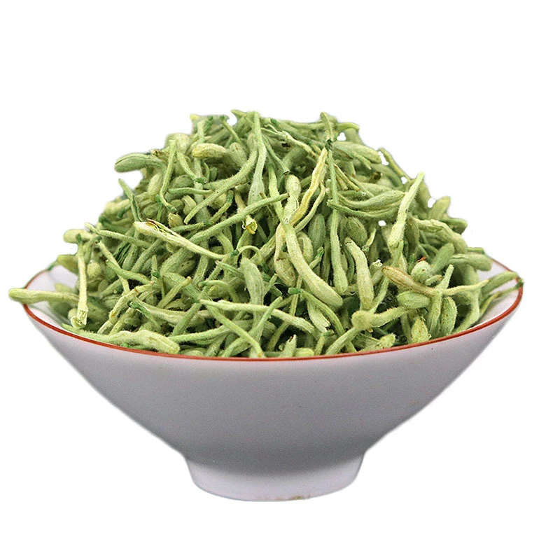 

Цветы жимолости Lonicerae Jin Yin Hua, сушеные бутоны жимолости Lonicera Japonica, цветочные бутоны