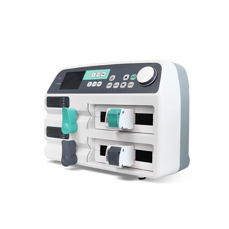 

SY-G094 Double Dual Channel Syringe Pump 10/20/30/50/60 ml Two channel pump