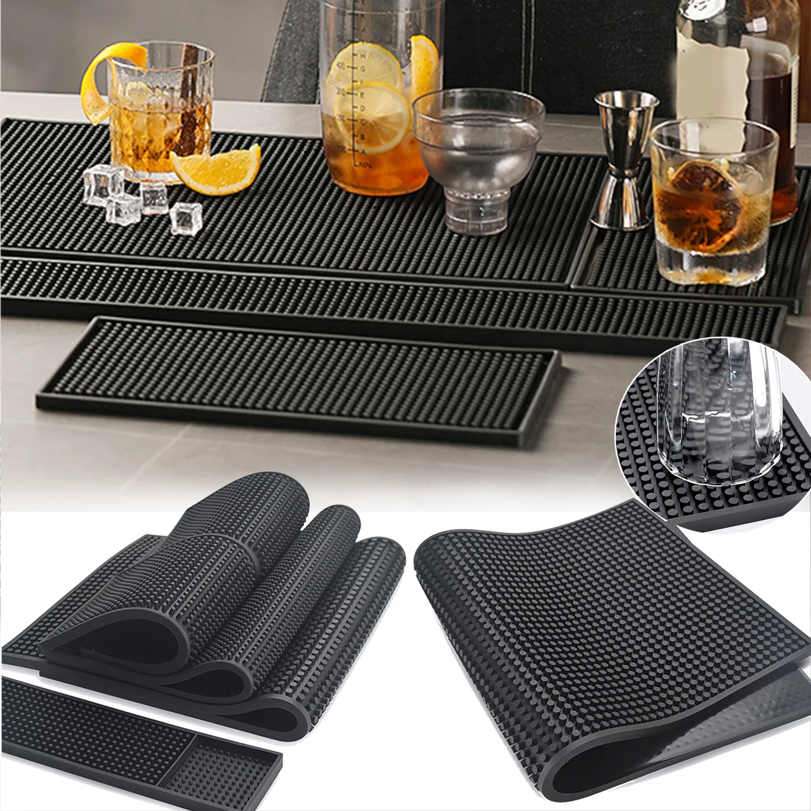 Пвх Прямоугольный Коврик Для Барной Стойки Нескользящий Водостойкий Кухонной