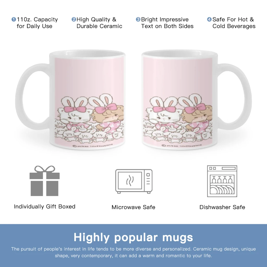 M-Mikko иллюстрация кофейная кружка 11 унций забавная керамическая чашка для кофе и