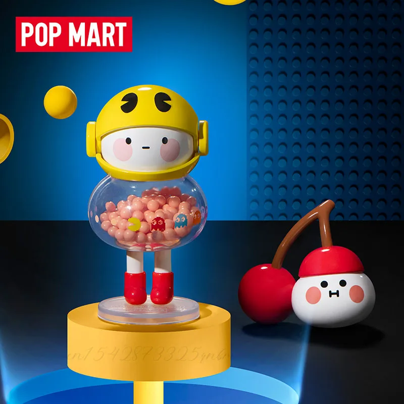 

POPMART PAC MAN BOBO COCO космическая женская игрушка кавайная аниме экшн-фигурка Caixa Caja сюрприз загадочная коробка куклы подарок для девочек