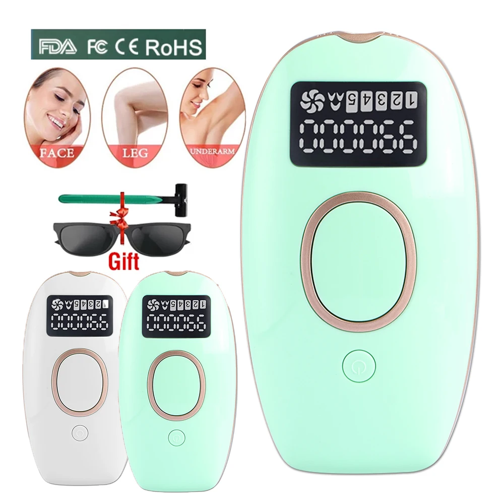 

Профессиональный набор для безболезненного удаления волос 2022, лазерный сенсорный эпилятор для женщин, для тела, лица, ног, бикини, ручная бр...