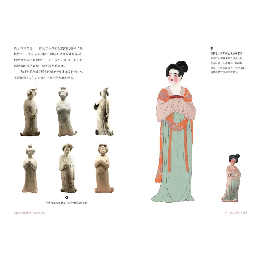 Китайские модные книги с древней династией Тан одежда ханьфу аксессуары для