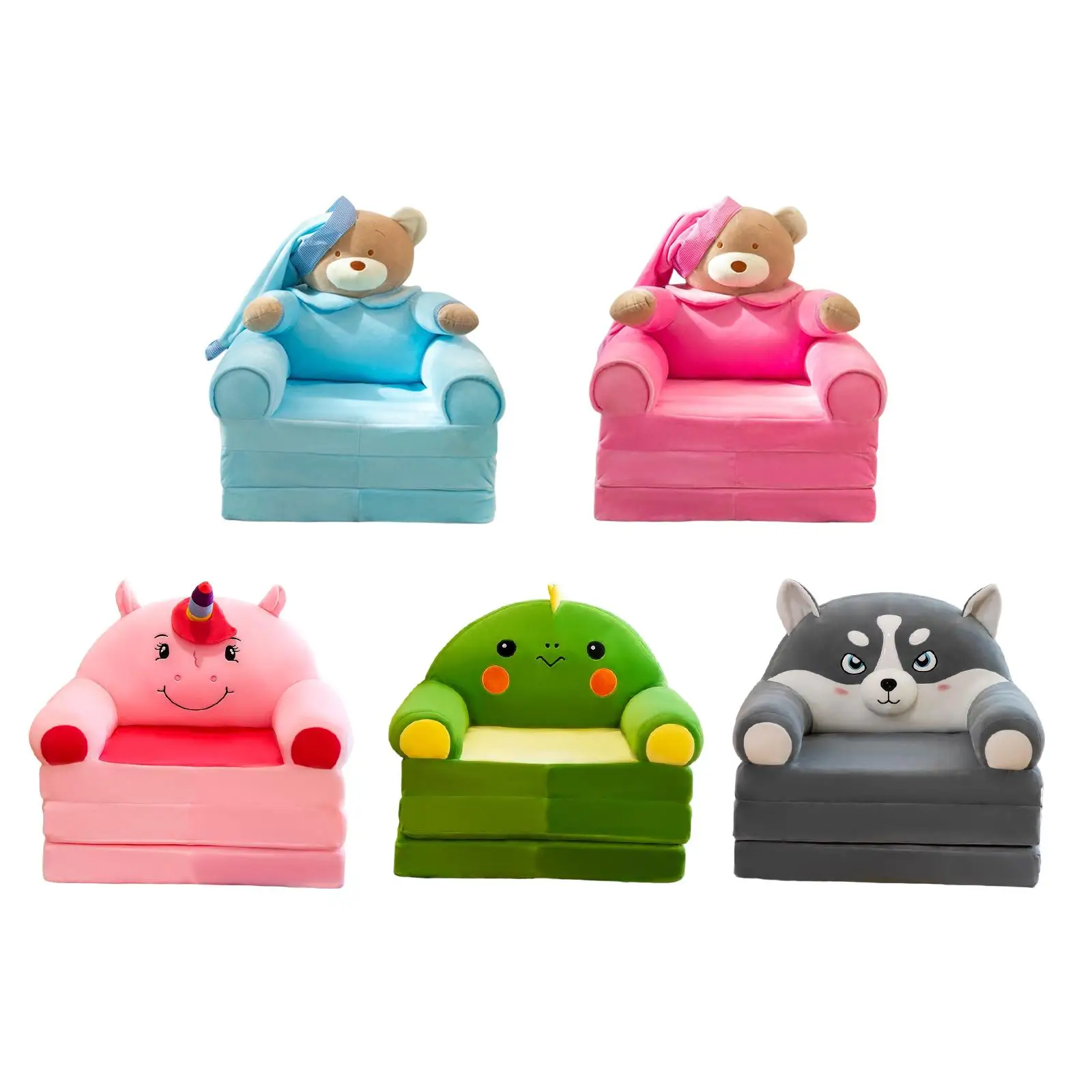 Seat Slipcover Foldable Washable 3 Layer Couch Cover Armchair Slipcover For Bedroom Home