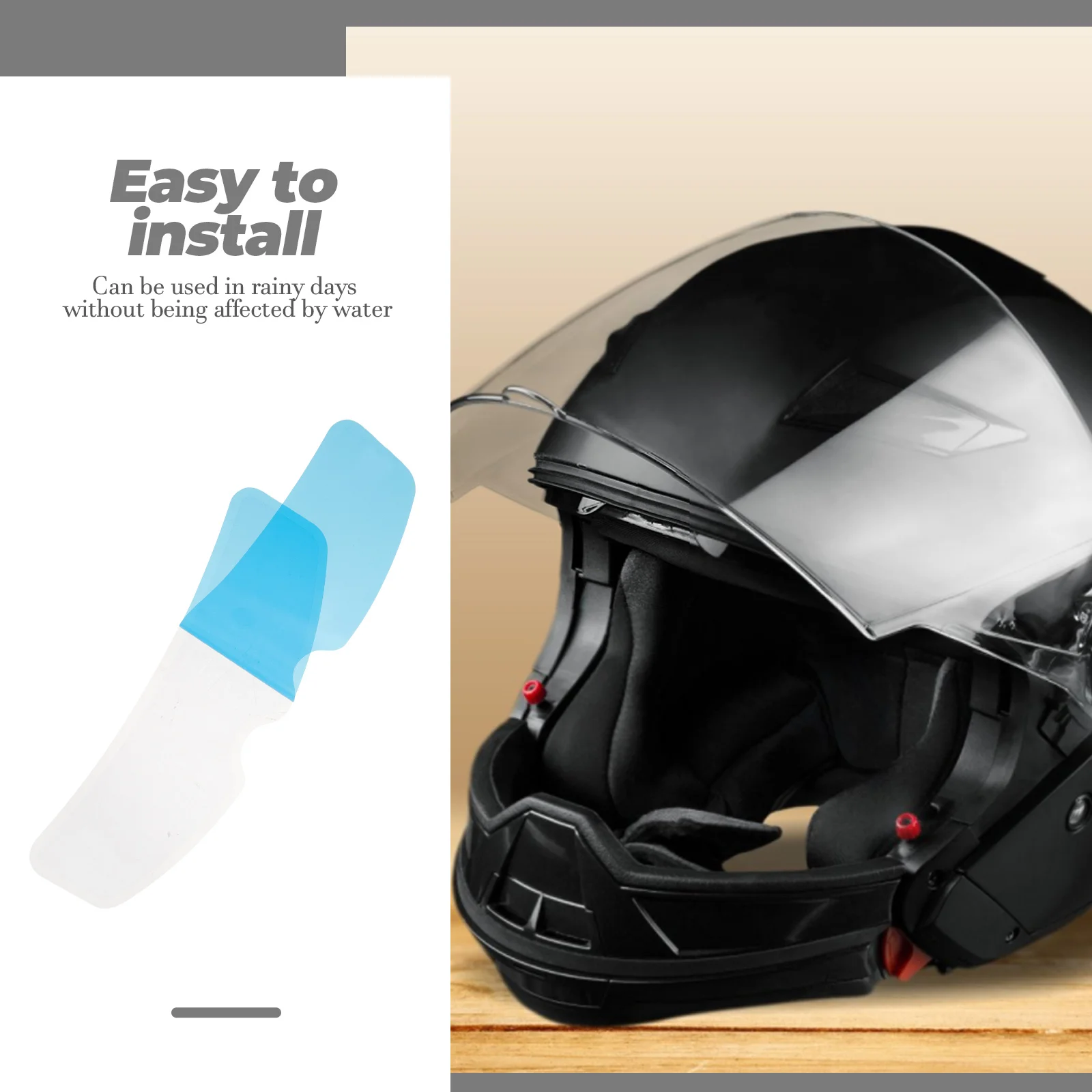 4-шт шлемы прозрачная маска для лица непромокаемая пленка противотуманный