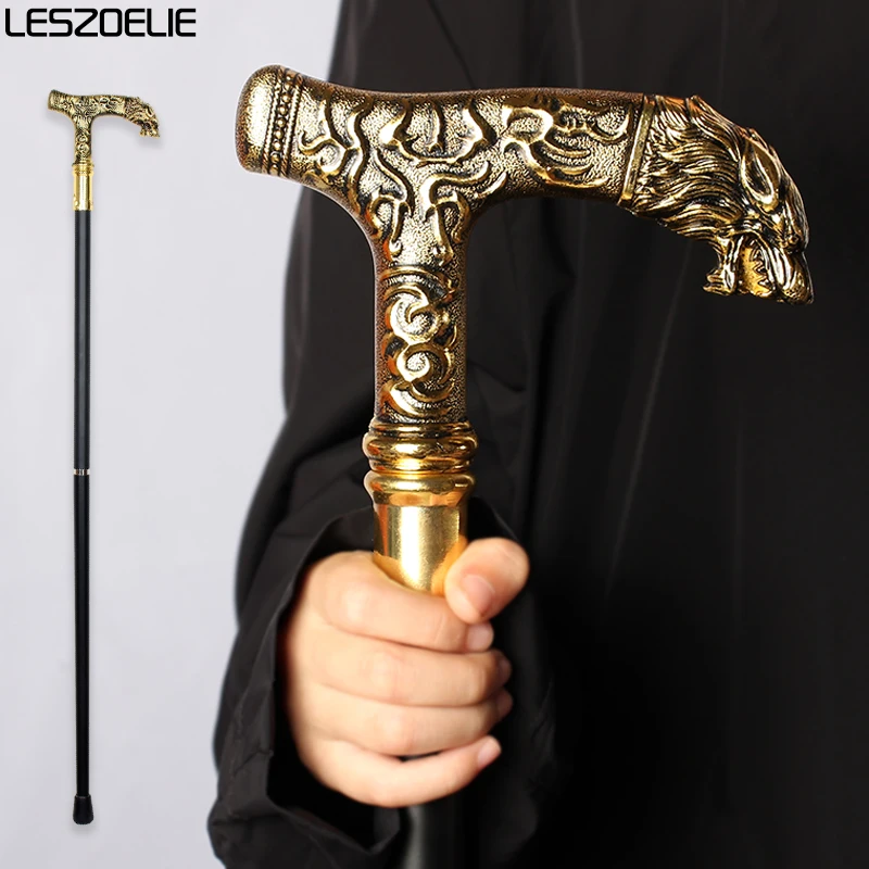 

Трость для ходьбы, с головой льва, роскошная декоративная, для мужчин, для вечеринок, винтажная, женская, модная, элегантная