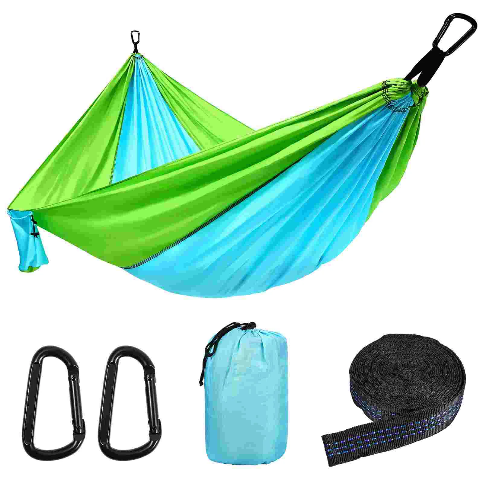 

1 Set Comfortable Convenient Hanging Outdoor Hammock Tree Hammock Heavy Duty Hammock Camping Hammock