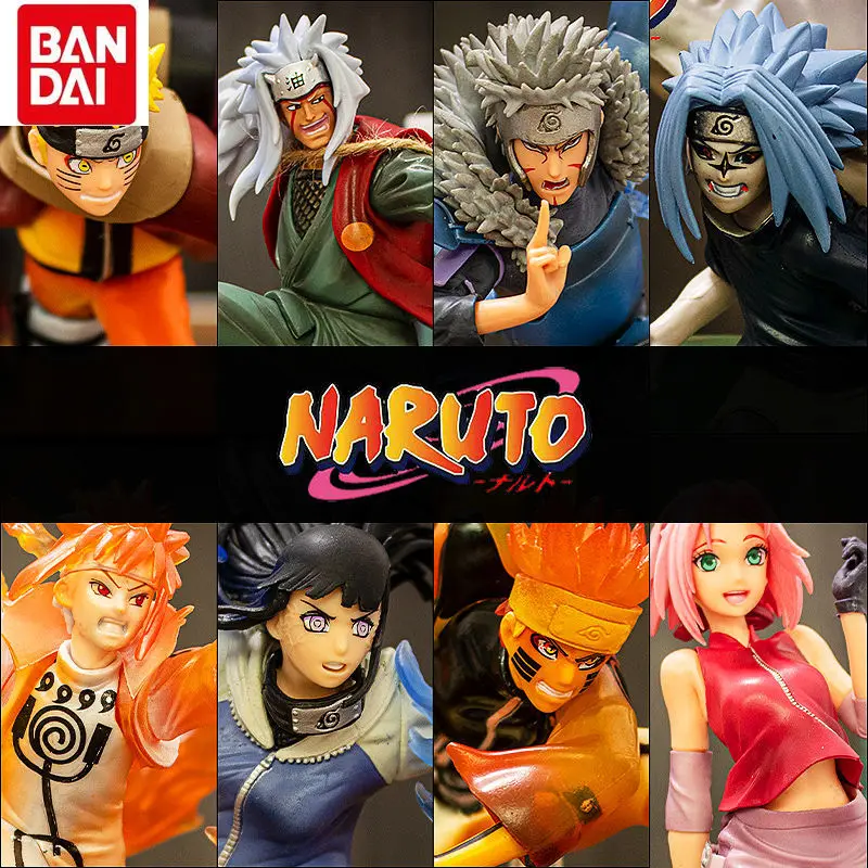 

Bandai Naruto Figure Kakashi Naruto Uzumaki Uchiha GarageKit Anime Peripheral Action Model Ornament Cartoon Desktop Decoration