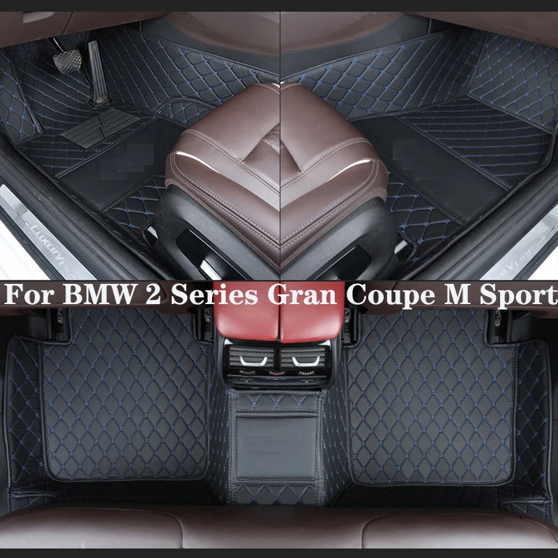 

Кожаный Автомобильный напольный коврик Full Surround под заказ для BMW 2 серии Gran Coupe M Sport 2020 (модельный год), аксессуары для интерьера автомобиля