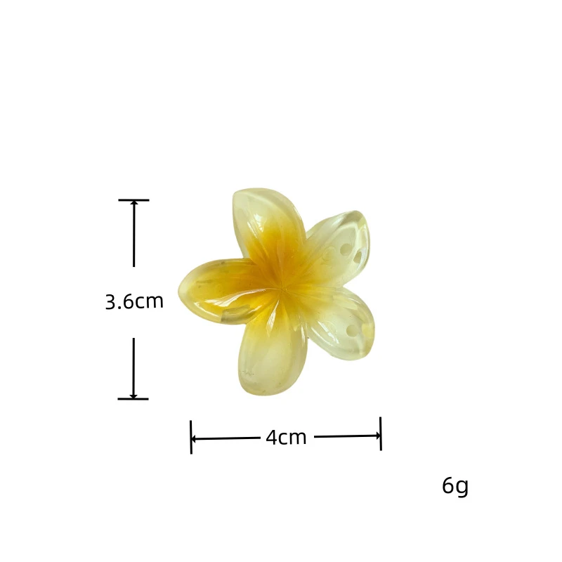Заколка для волос с градиентом женская акриловый зажим пляжный аксессуар в