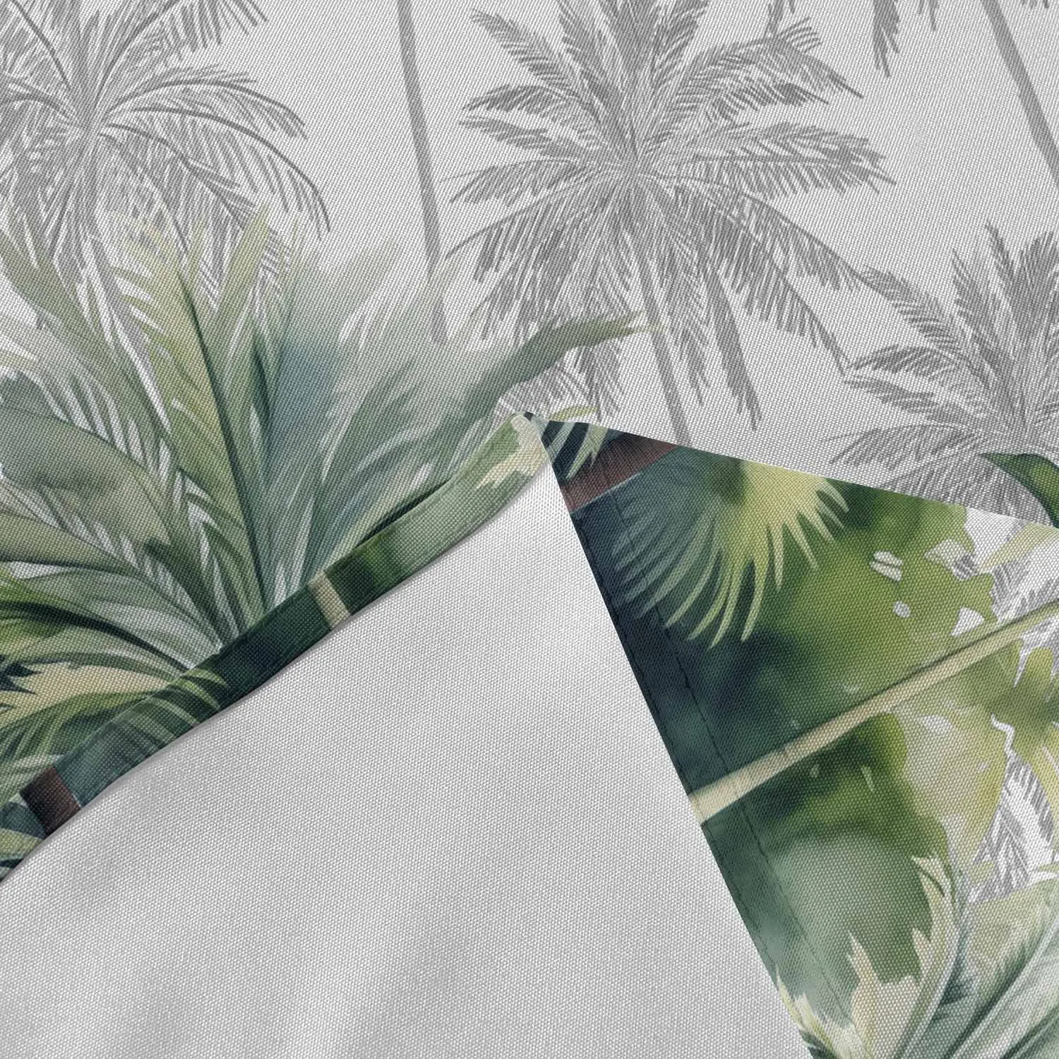 Скатерть с тропическими пальмами для праздничного стола водонепроницаемая