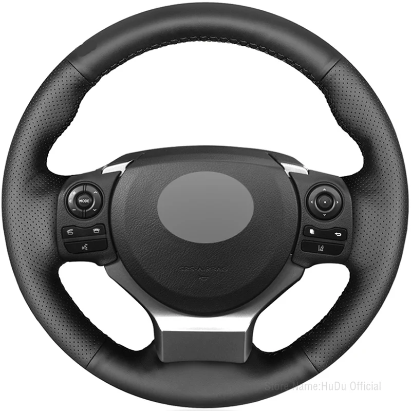 DIY Custom Alcantara Steering Wheel Cover For Lexus CT200 IS250 Carbon Fiber Leather Accessories Steering Wheel On Wrap Cover