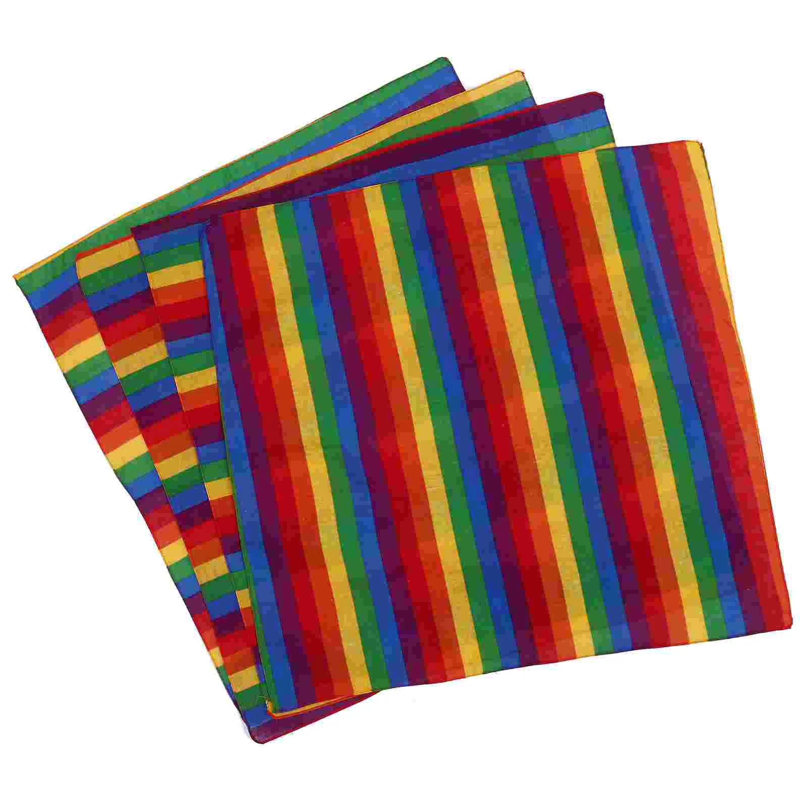 4-шт повязки для волос цветной полосатый тюрбан шарф бега йога фитнес повязка на