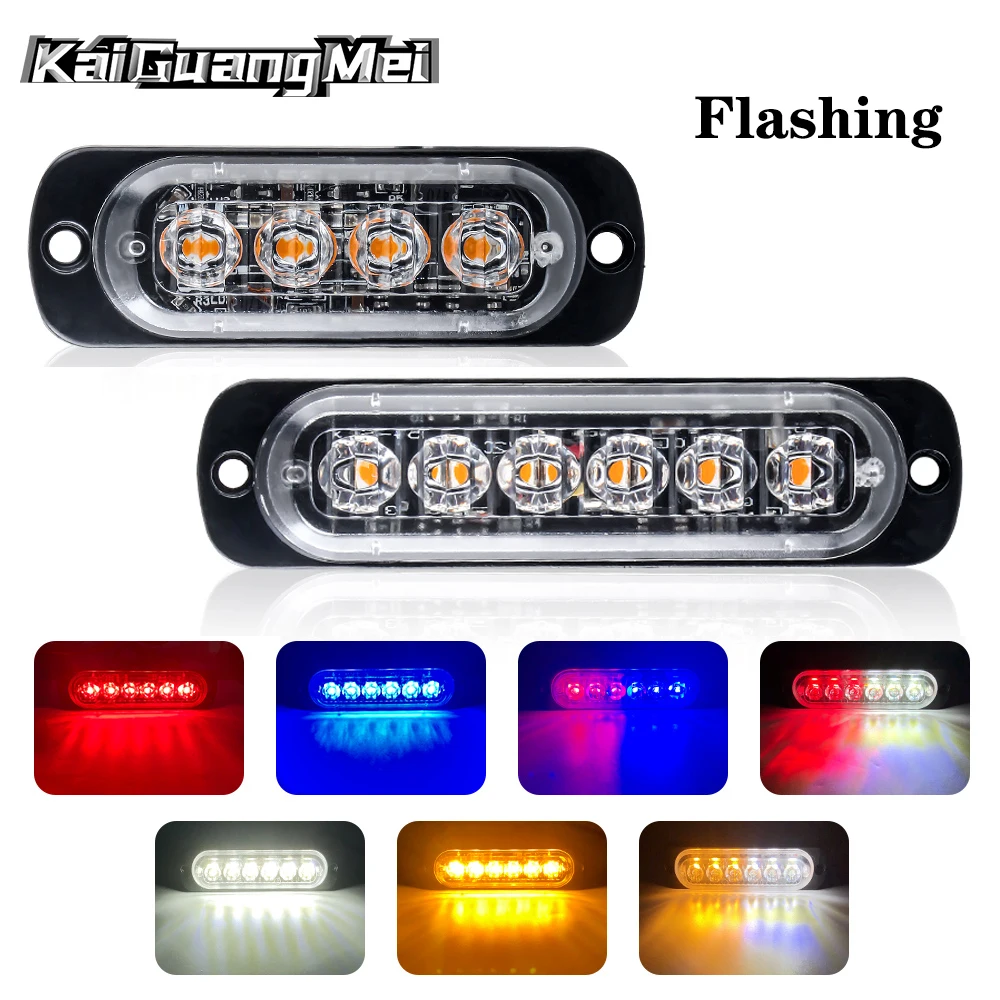 Сигнальные светодиодные лампы водонепроницаемые для грузовиков и прицепов 6