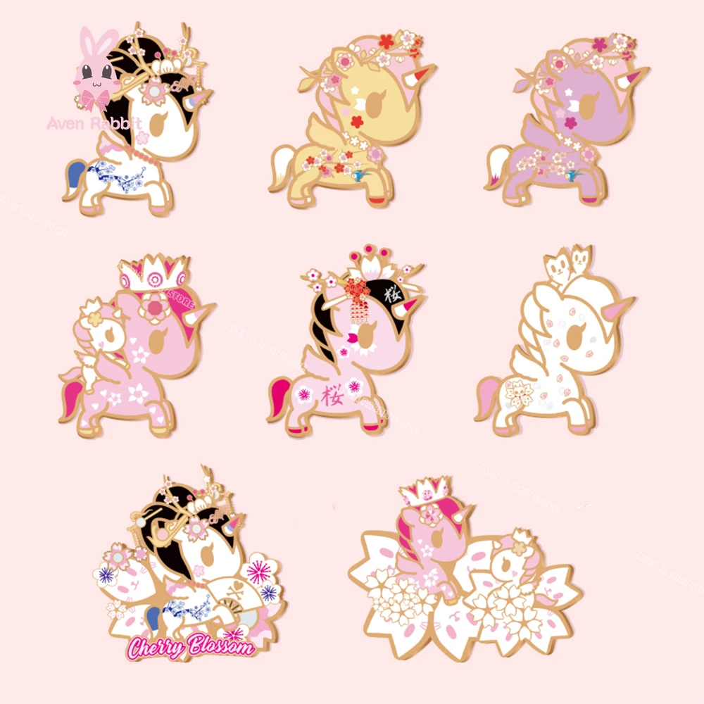

Tokidoki Sakura значок «Единорог» глухая коробка Сувенирные Подарочные игрушки загадочная коробка Mistery Caja Misteriosa Caixa Surprise Anime Kawaii Girl