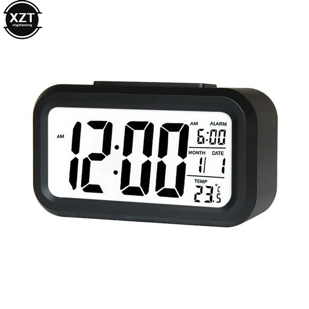 

Lazy Sleepy Alarm Clock Temperature Style Bedroom Silent Backlit Electronic Clock Creative Digital Alarm Clock Gift
