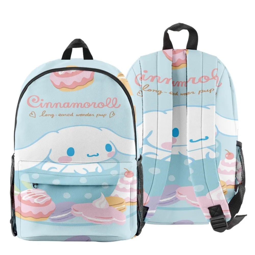 

Школьный сезон для студентов, мультяшная коричная сумка через плечо для больших собак Yugui Dog Sanrio, рюкзак из полиэстера, школьный детский рюкзак