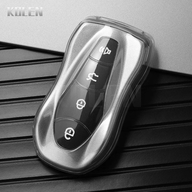

Чехол из ТПУ для дистанционного ключа автомобиля, брелок для Geely Tugella 2020 Boyue Atlas Pro Gili Tugella, защитный брелок для ключей, аксессуары