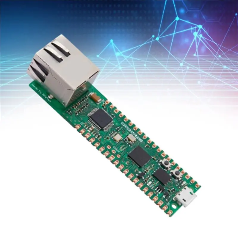 Фото Отладочная плата ABUO-W5500-EVB-Pico2 Ethernet для разработки, аппаратная плата для оценки микроконтроллеров TCP/IP №2