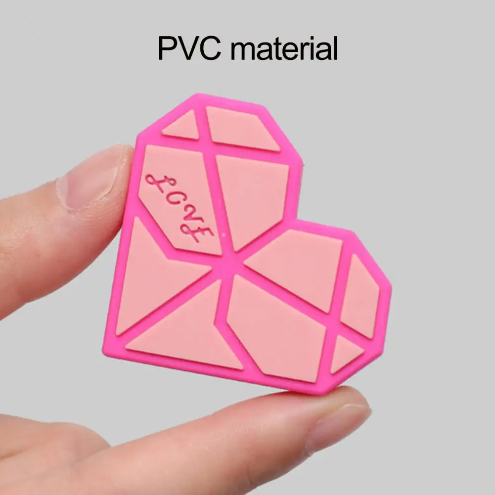 

Convenient Blackboard Magnets Three-dimensional Delicate Colored Heart Refrigerator Magnets Reusable Fridge Magnets for Home