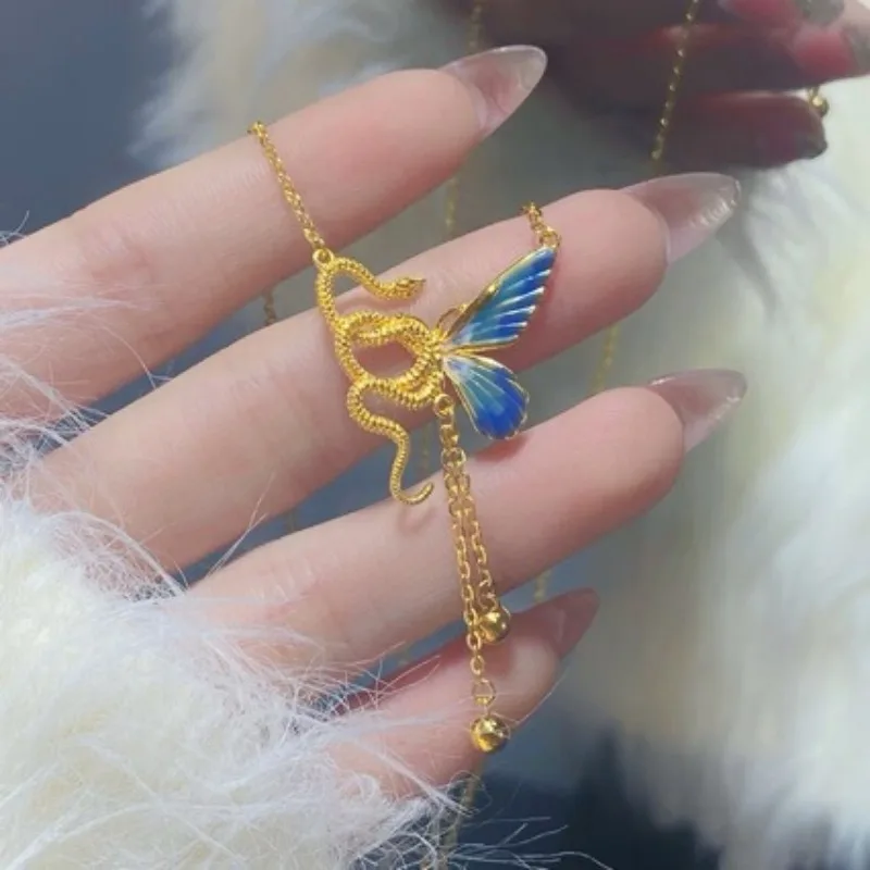 Китайское ожерелье в виде бабочки