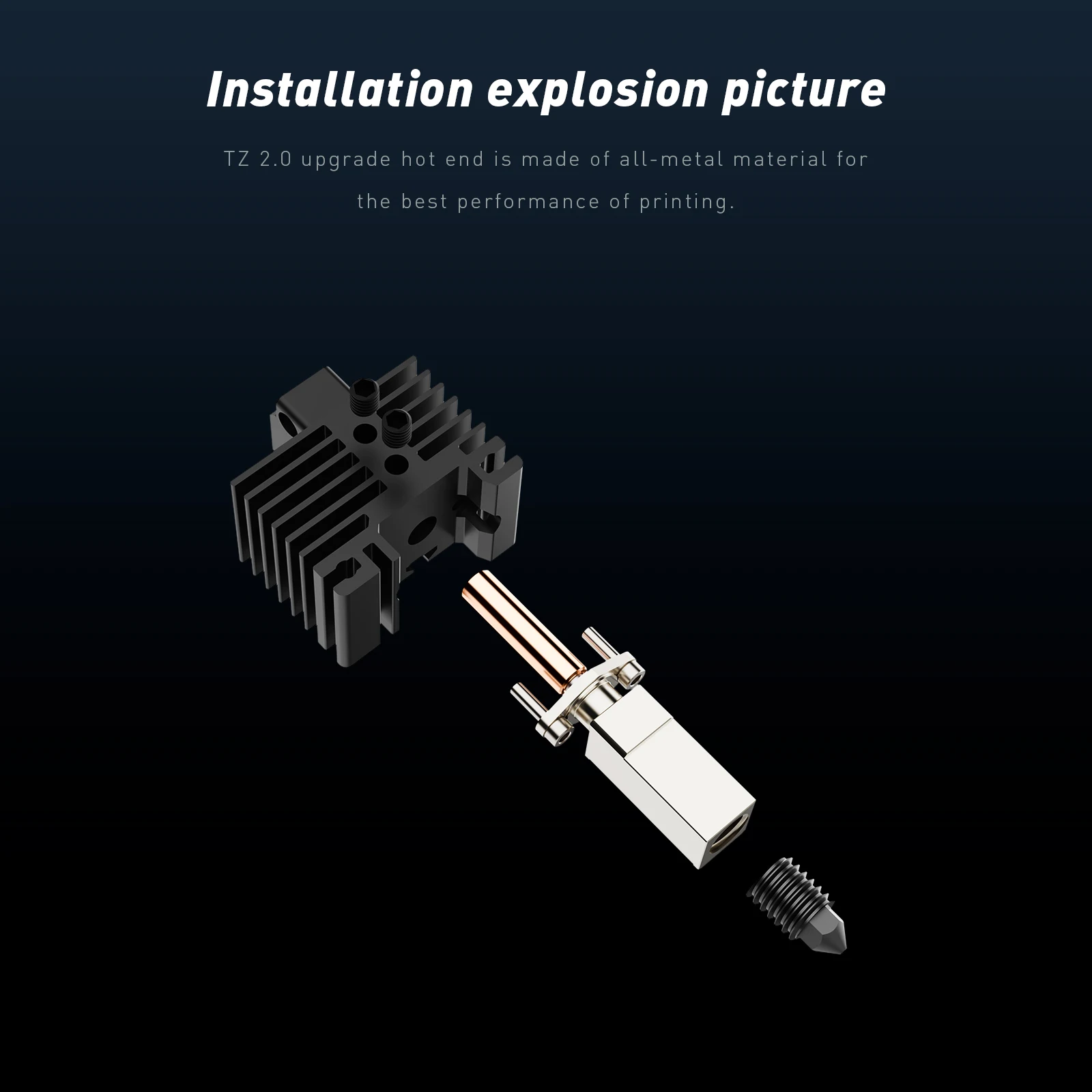 

Upgrade Bambu Lab X1 Hotend Bi-Metal Heatbreak High Speed Print 3D Extruder Hot End 500°C CHT Nozzle For Bambu Lab X1C/P1P