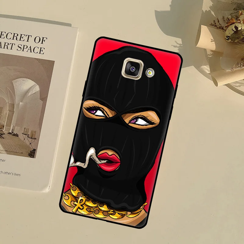 Masked Thug Life Teared Girl Case For Samsung Galaxy J4 J6 Plus J3 J5 J7 2016 A3 A5 2017 A9 J8 A6 A8 Plus 2018 Cover images - 6