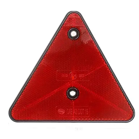 Треугольная Светоотражающая полоса, задний отражающий треугольный Реверс для автомобиля, отражатель для стоп-сигнала, Красный отражатель безопасности