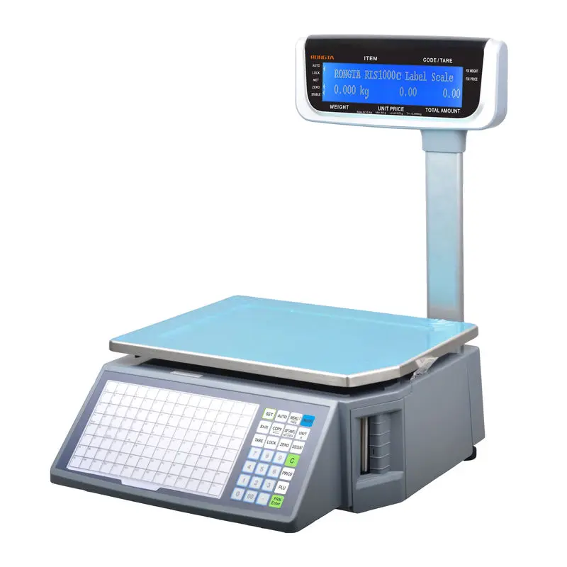 

RLS1100C 30kg digital Supermarket barcode label printing balance